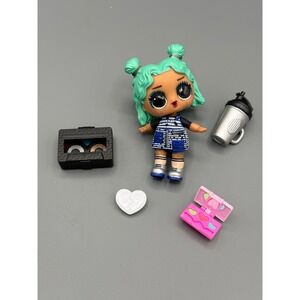 LOL Surprise Remix Hair Flip Na Na Honey Doll Mint Hair Music Theme Accessories